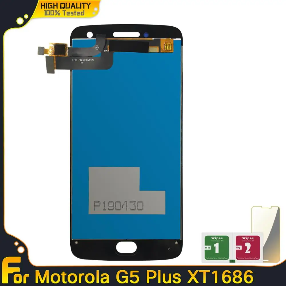 ЖК дисплей 100% протестированный Замена G5 plus для Motorola Moto Plus XT1686 XT1681 XT1683