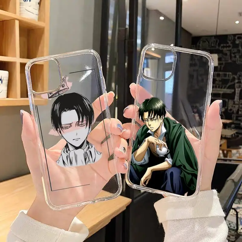 

Attack On Titan Phone Case For iphone 13 12 11 8 7 plus mini x xs xr pro max Transparent soft