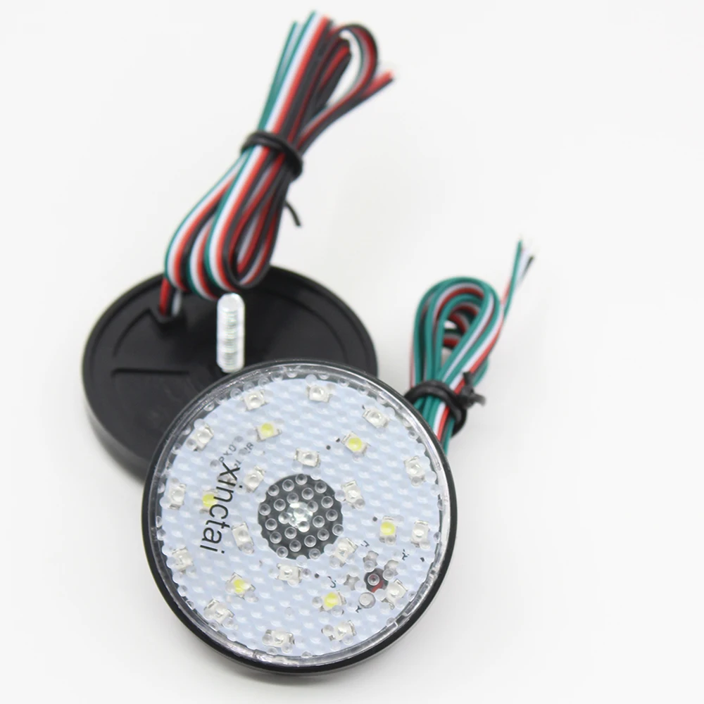 2 шт. 5 8 см прозрачные линзы светодиодный задний бампер отражатель светильник