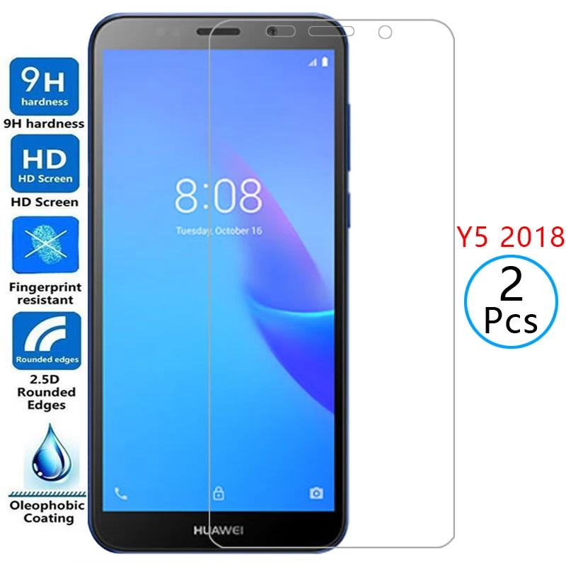 Защитное закаленное стекло для huawei y5 lite prime 2018 защита экрана на y 5 5y light y5lite y5prime y52018