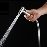 shower head stainless steel single cold and hot and cold water angle valve bidet faucet function square handheld shower faucet