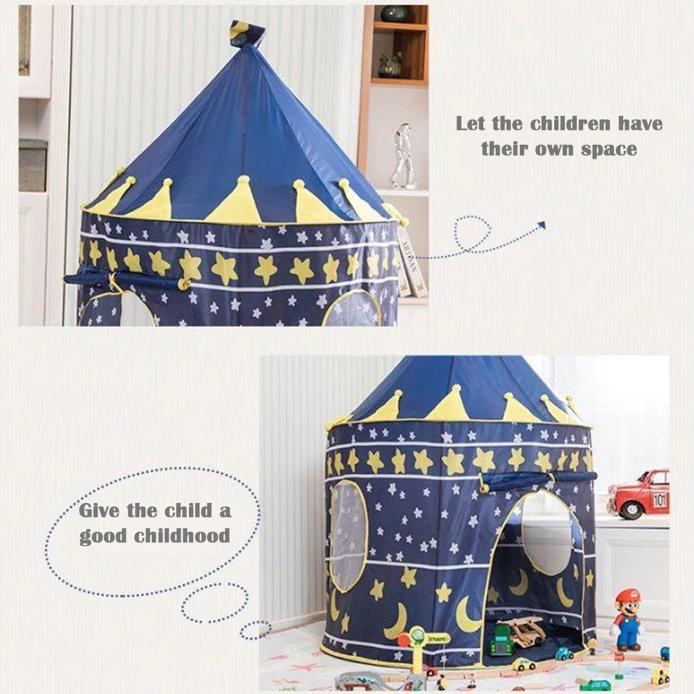 Детская Юрта палатка складная детская игра Домик принцессы комната игрушечный