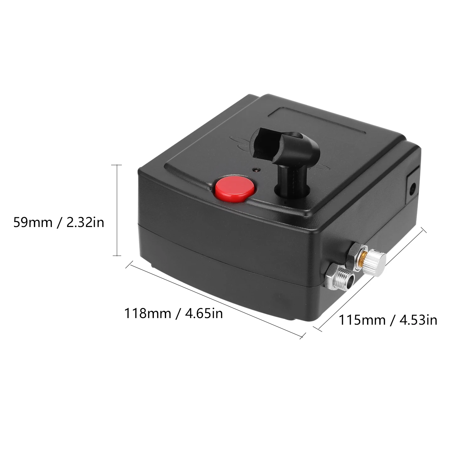 

Portable Airbrush Compressor Kit Pump Paint Spray Gun Mini Airbrush Compressor for Cake Art Painting Model Spraying Air Brush