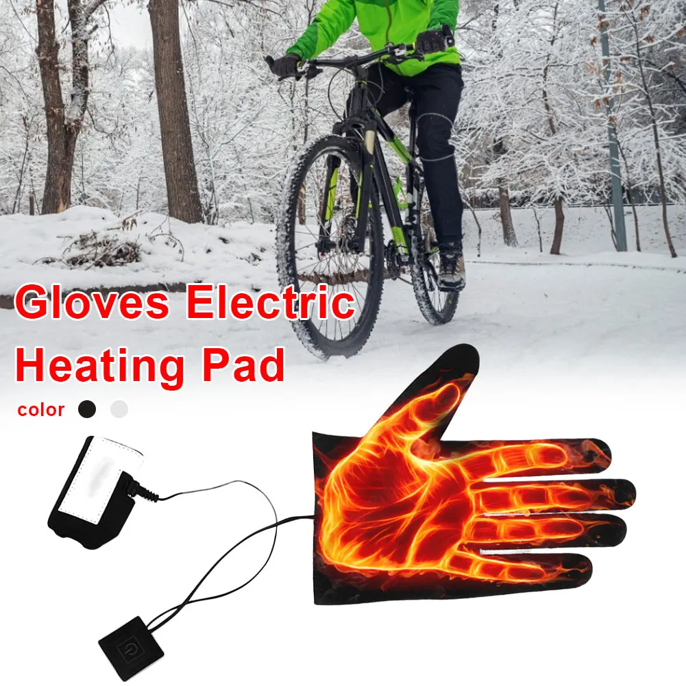 

Heating Pad Lightweight Five-finger Heating Pads DC Power Supply with 3-level Thermostat Switch Cycling Equipment Gloves