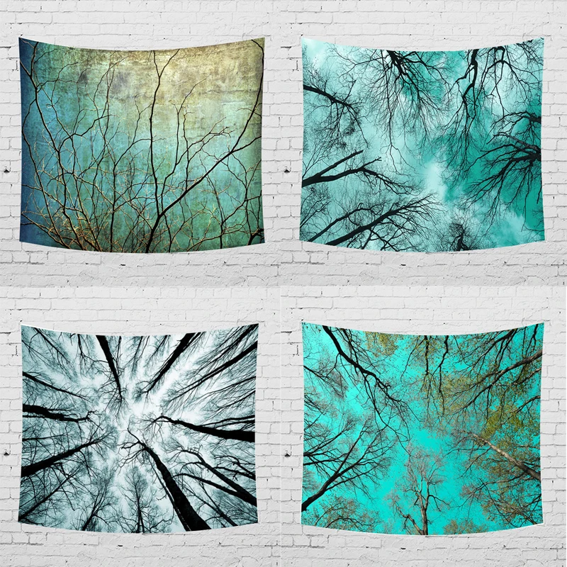 

Plant forest Wall Hanging Leisure bedroom Decor Various styles Psychedelic Abstract Carpet Cloth Tapestries