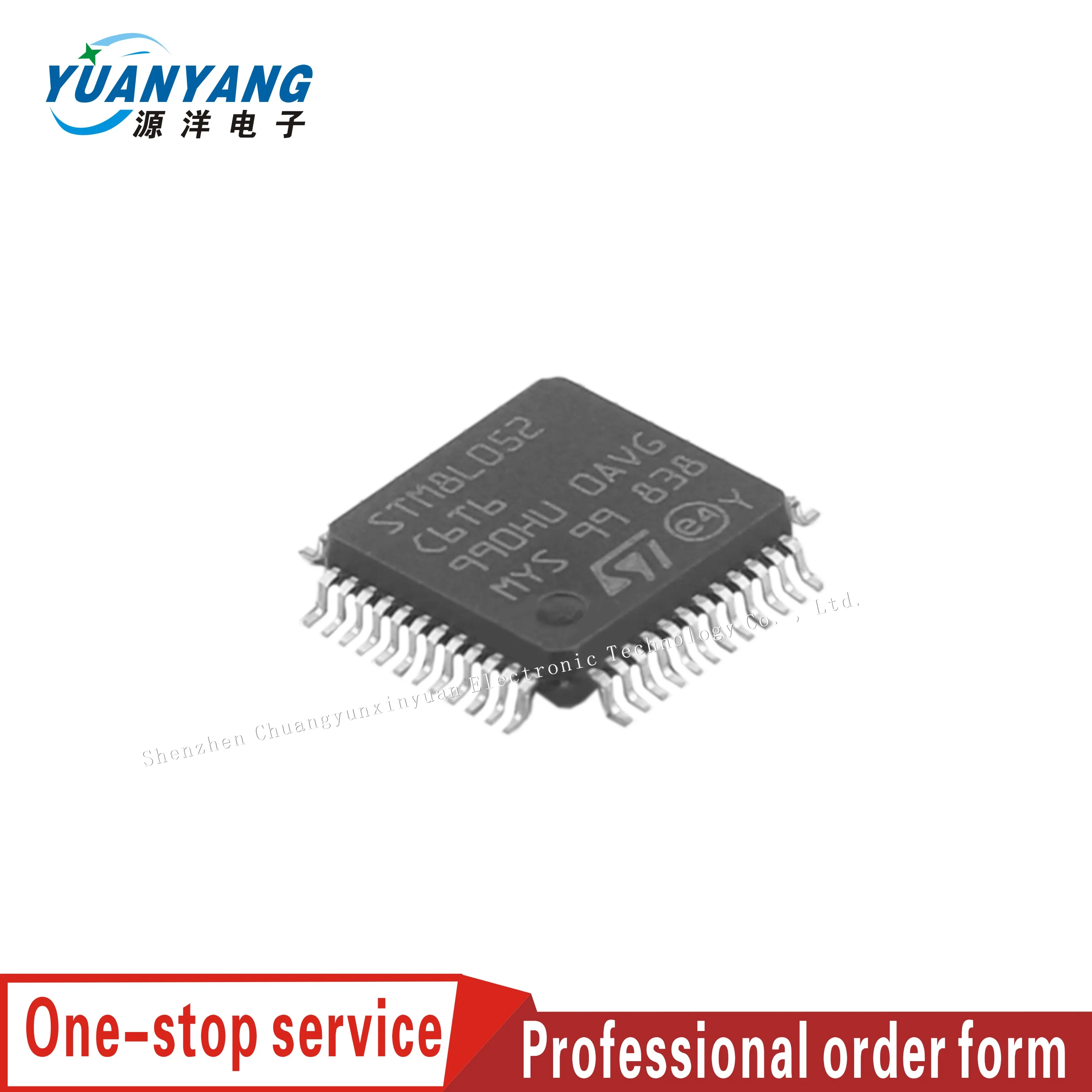 

STM8L052C6T6 package: lqfp48 st MCU embedded processor and controller MCU 8-bit microcontroller are original and genuine