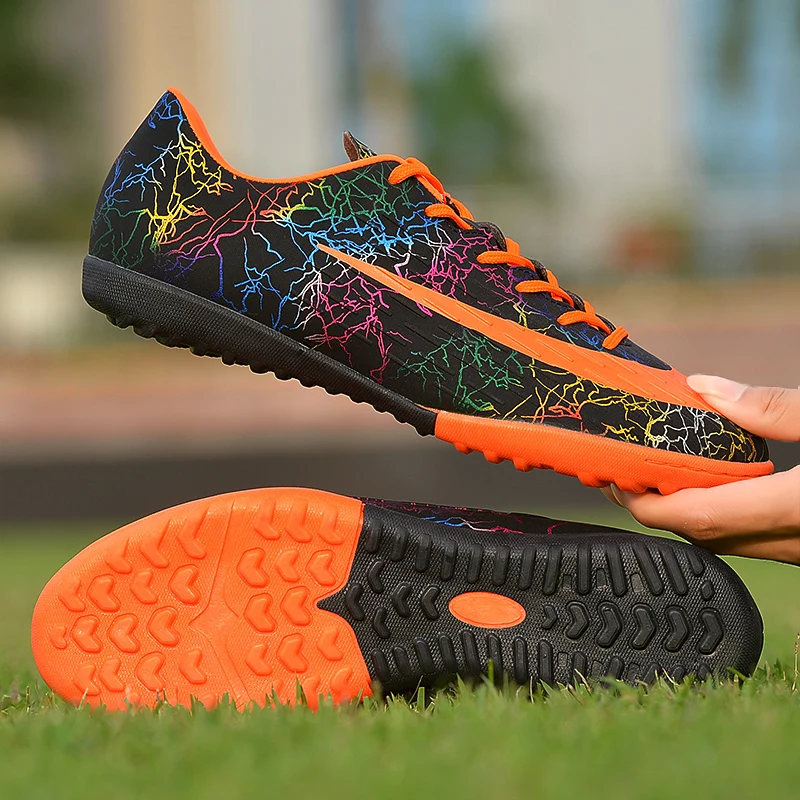 

New Release Men TF Football Boots Indoor Soccer Shoes Cleats Top selling football shoes soccer shoes professional,Free Shipping
