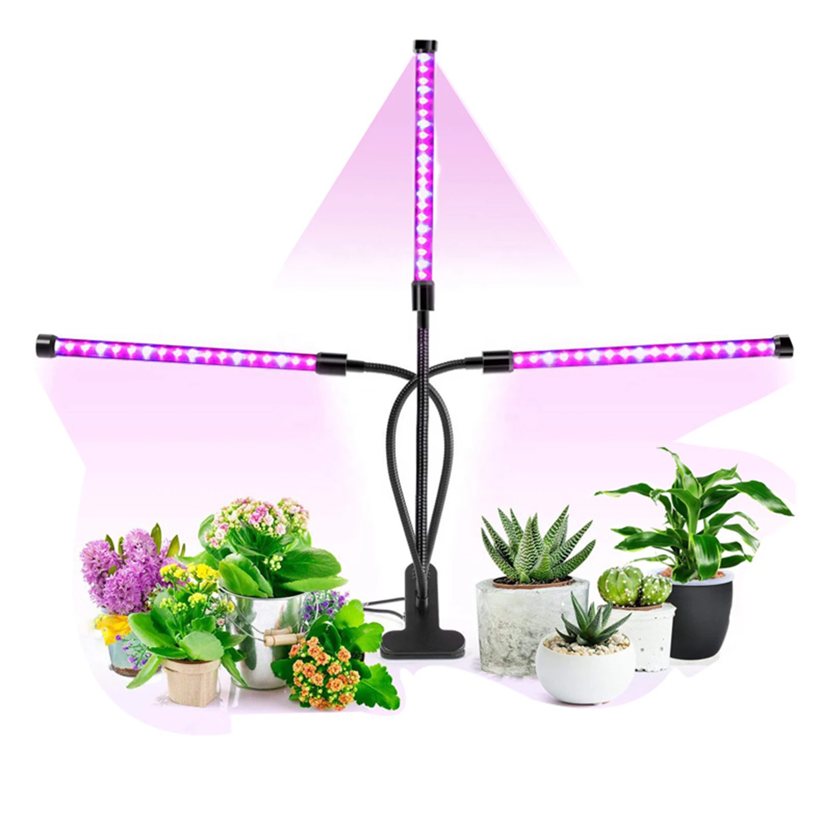 

USB IP44 растут светильник для комнатных растений полный спектр Светодиодный лампа для выращивания растений с 10 уровней яркости для внутренне...