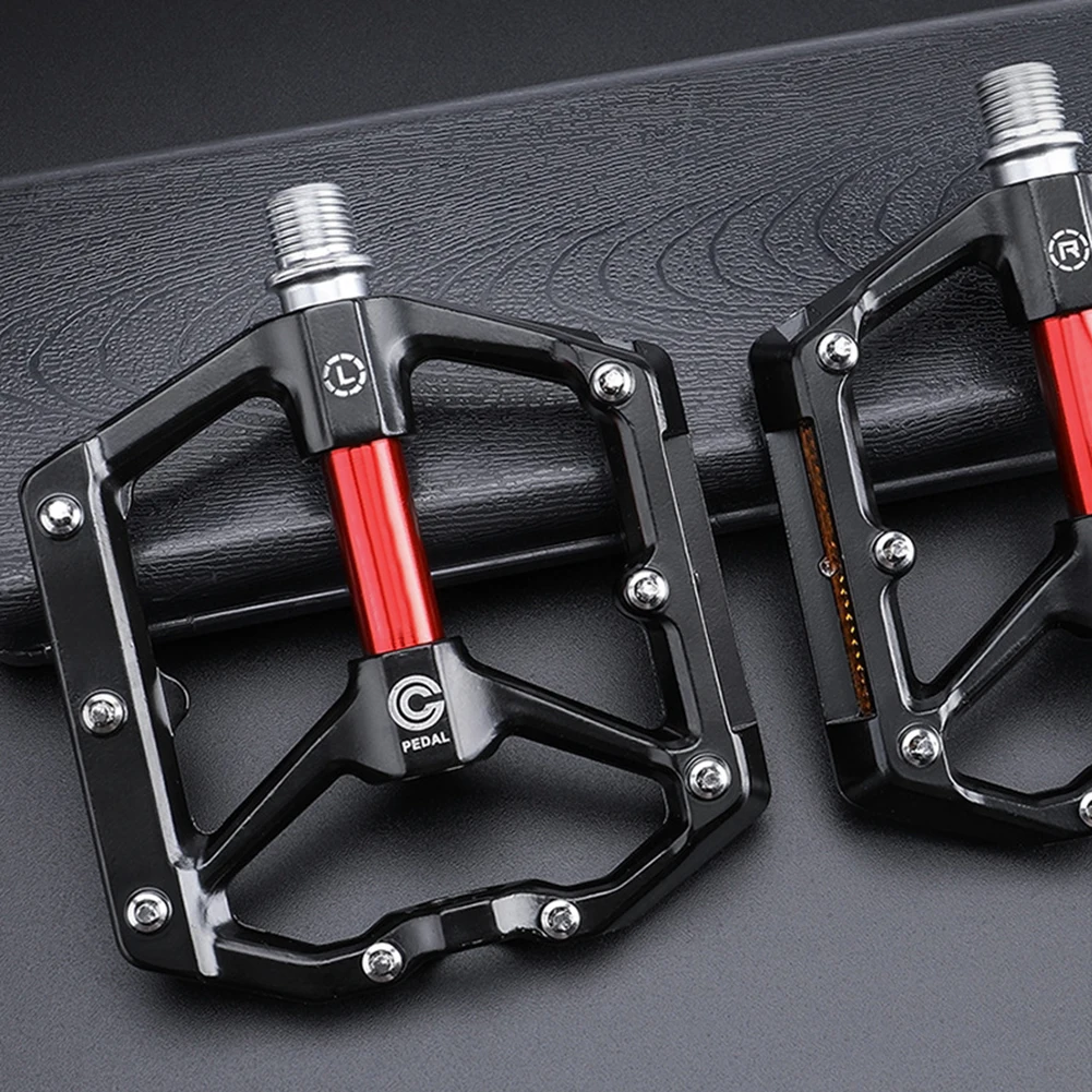 

Ultralight Seal Bearings Bicycle Mountain Road Bike Pedals BMX MTB Die Casting Aluminium Alloy Pedals Wide Flat Platform Parts