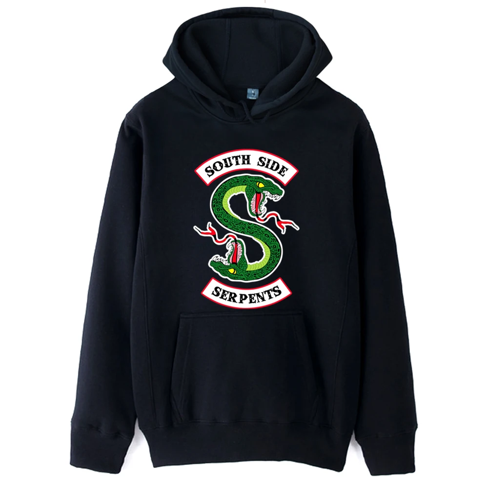 south side serpents riverdale hot tv show pop's chock'lit shoppe Gir Woman Hoodie Couple Clothes Autumn Winter Fleece ZIIART | Женская