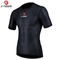 x tiger pro cycling base layers bike clothings cool mesh superlight bicycle short sleeve shirt breathbale underwear jersey