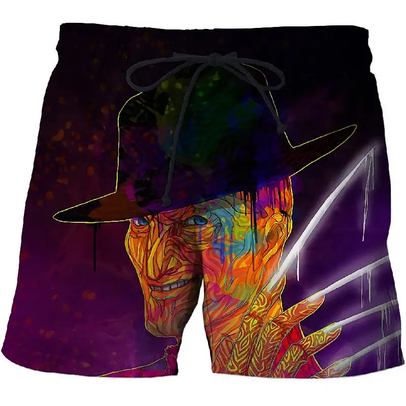 

Color-changing Beach Shorts Men Quick Dry Swimwear Beach Pants Warm Color Discoloration Shorts Swimming Surfing Board Shorts