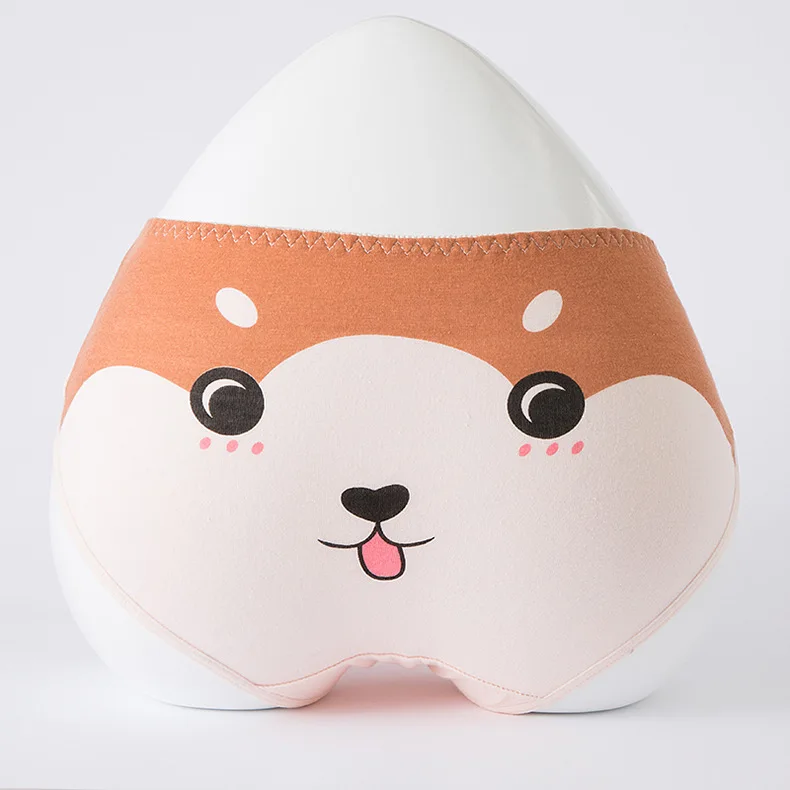 Трусики для подростков 4 шт. Мультяшные трусы молодых девушек удобные хлопковые