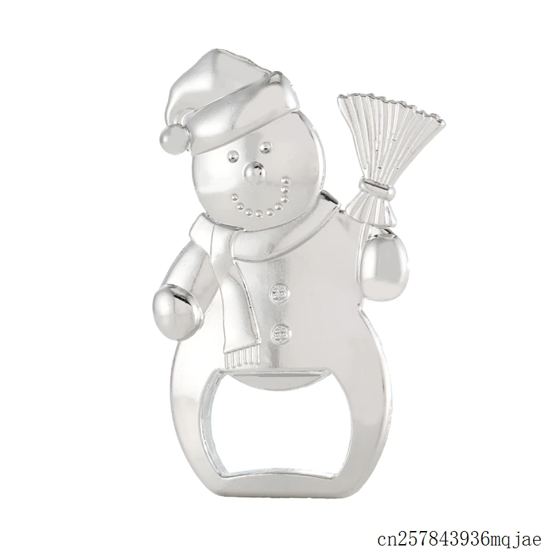 50 шт снеговик для бутылки открывалка пива рождественские подарки зимняя тема