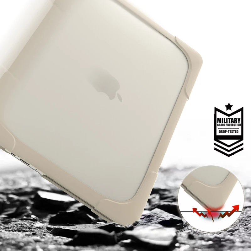 Чехол-подставка для Apple MacBook Retina 13 дюймов A1502 A1425 Мягкий силикон ТПУ + Жесткий Чехол
