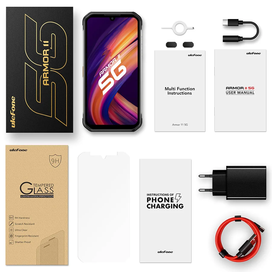 

Global Version Ulefone Armor 11 8GB 256GB 6.1Inch Android 10 Dimensity 800 MT6873 5G Rugged NFC Smartphone 5200mAh 48MP BT5.0