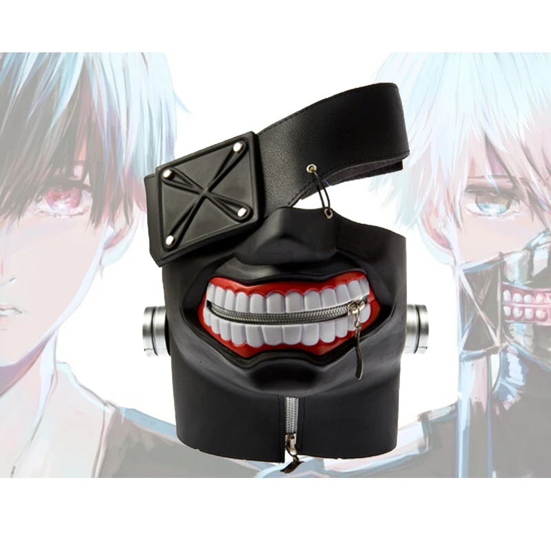 

Tokyo Ghoul Ken Kanegi Mask Cos Props Anime Face Mask Cosplay Halloween 3D
