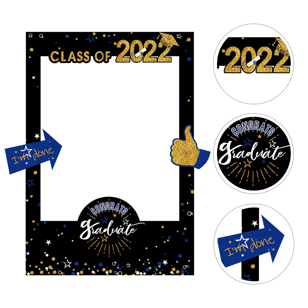 

Board Handheld Photo Frame For Graduation Party 2022 Party Photo Prop