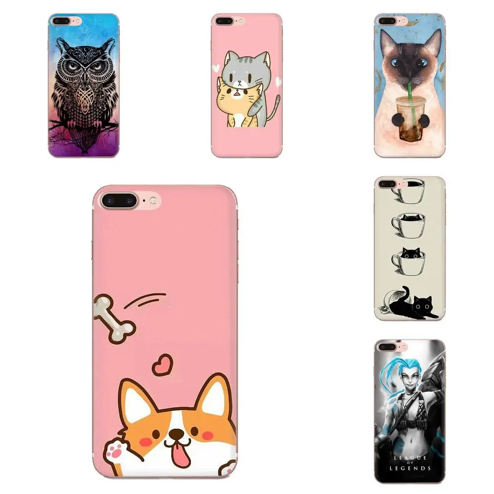 Модный чехол для сотового телефона из ТПУ с очаровательным животным sony Xperia Z Z1 Z2 Z3