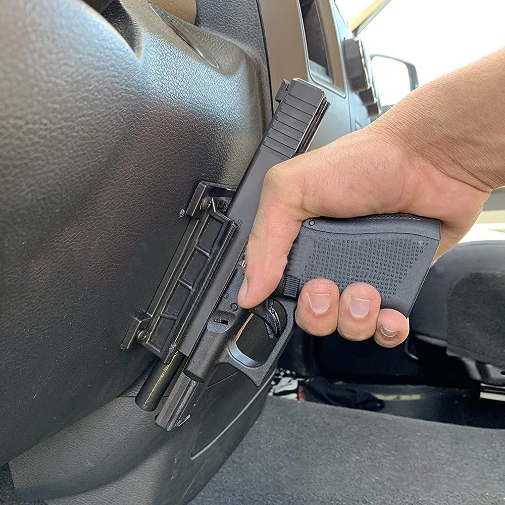 

Tactical Magnetic Flat Top Gun Mount Holster Concealed Firearm Gun Magnetic Holder for Truck Car Vehicle Handgun Pistol