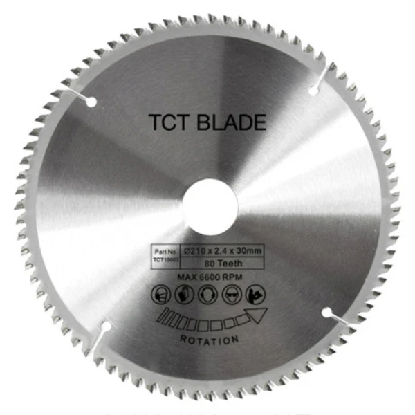 210mm 80T 30mm Bore TCT Circular Saw Blade Disc for Dewalt Makita Ryobi |
