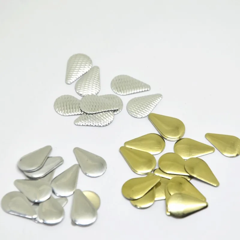 Металлические бусины в форме капли серебристые/золотистые/разноцветные|Стразы| |