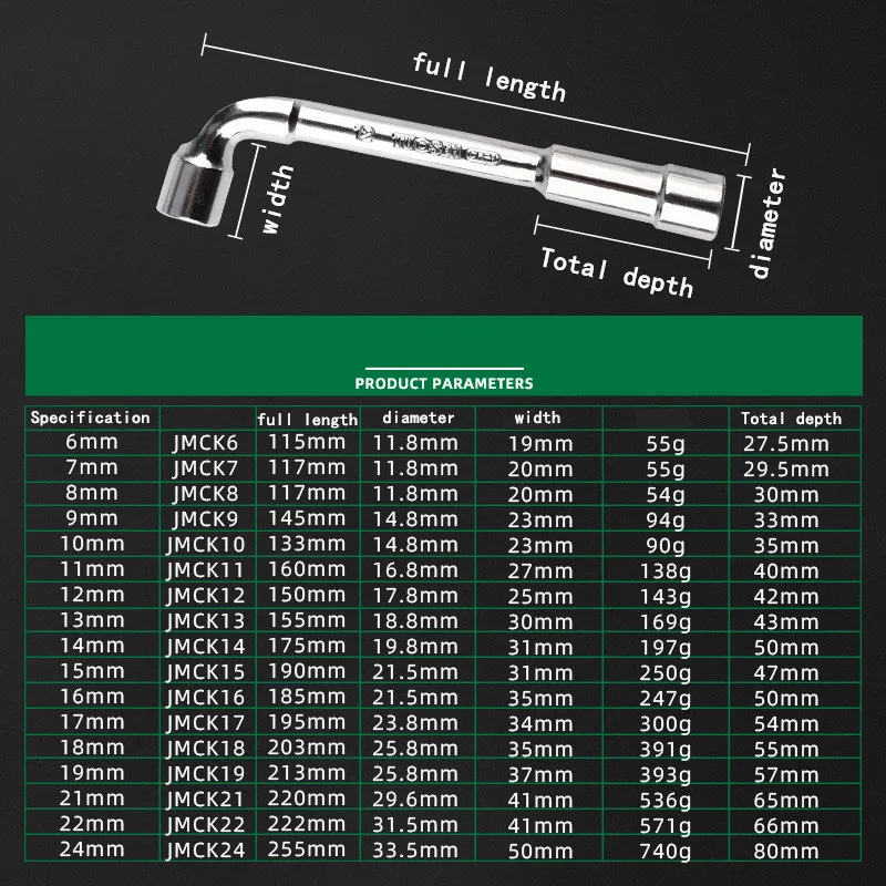 1 шт. зеркальный торцевой перфорированный ключ l-образный угловой 7 форм фрезерный
