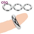 Сверхмощный магнитный шарик OLO 5 размеров для мужчин, металлический замок для пениса, кольцо для задержки эякуляции, Мошонка, носилки, интимные игрушки для мужчин