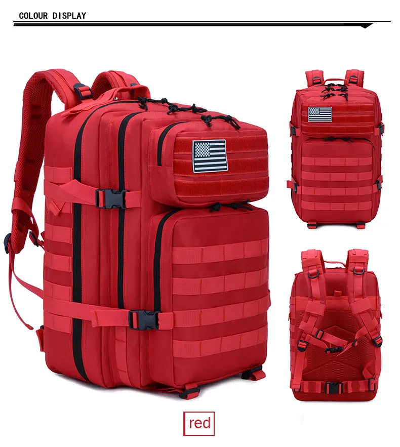Военный Тактический Рюкзак Molle 45L армейская штурмовая сумка охотничий походный рюкзак Открытый EDC водонепроницаемая сумка дорожный рюкзак