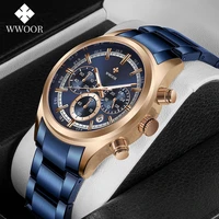 mens watches new top brand luxury sports quartz wwoor men watch full steel waterproof chronograph wristwatches relogio masculino