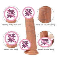 double layer hardness simulation blue veins and bloodshot silicone penis female couples adult sex toy supplies
