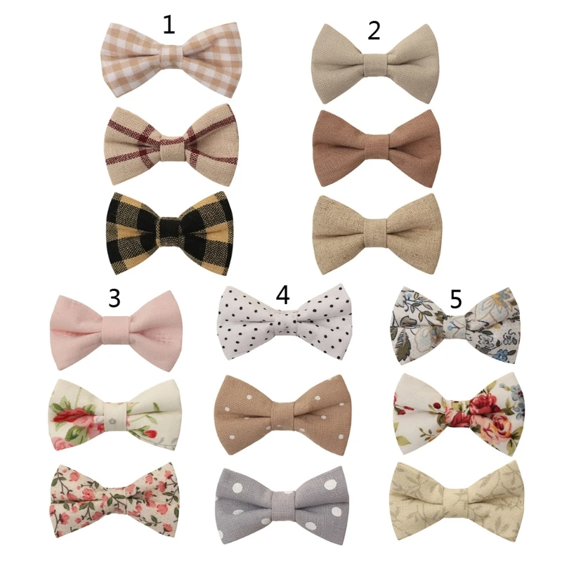 

97BC 3 Pcs Baby Girls Hair Clip Kids Infant Hairpin Party Headwrap Toddler Barrettes