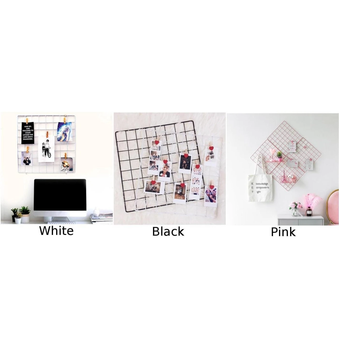 Железная решетка Фото Дисплей Рамка сетка полка украшение стены новый 35х35см | Дом