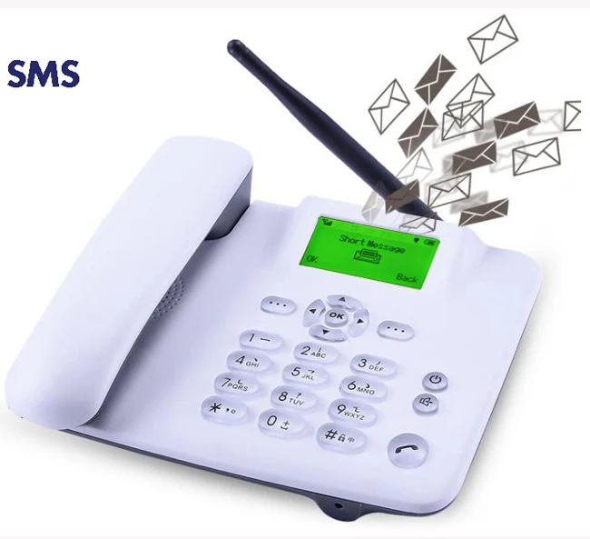 Беспроводной GSM 900 1800 МГц Поддержка sim-карты стационарный телефон белый черный стационарный телефон стационарный беспроводной телефон домашний офис дом