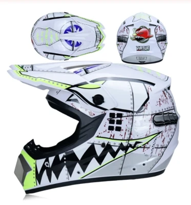 Флип-ап мотоциклетный детский шлем для мотокросса внедорожный шлем ATV Dirt bike горные MTB DH гоночный шлем кросс шлем capacete - Цвет: 11
