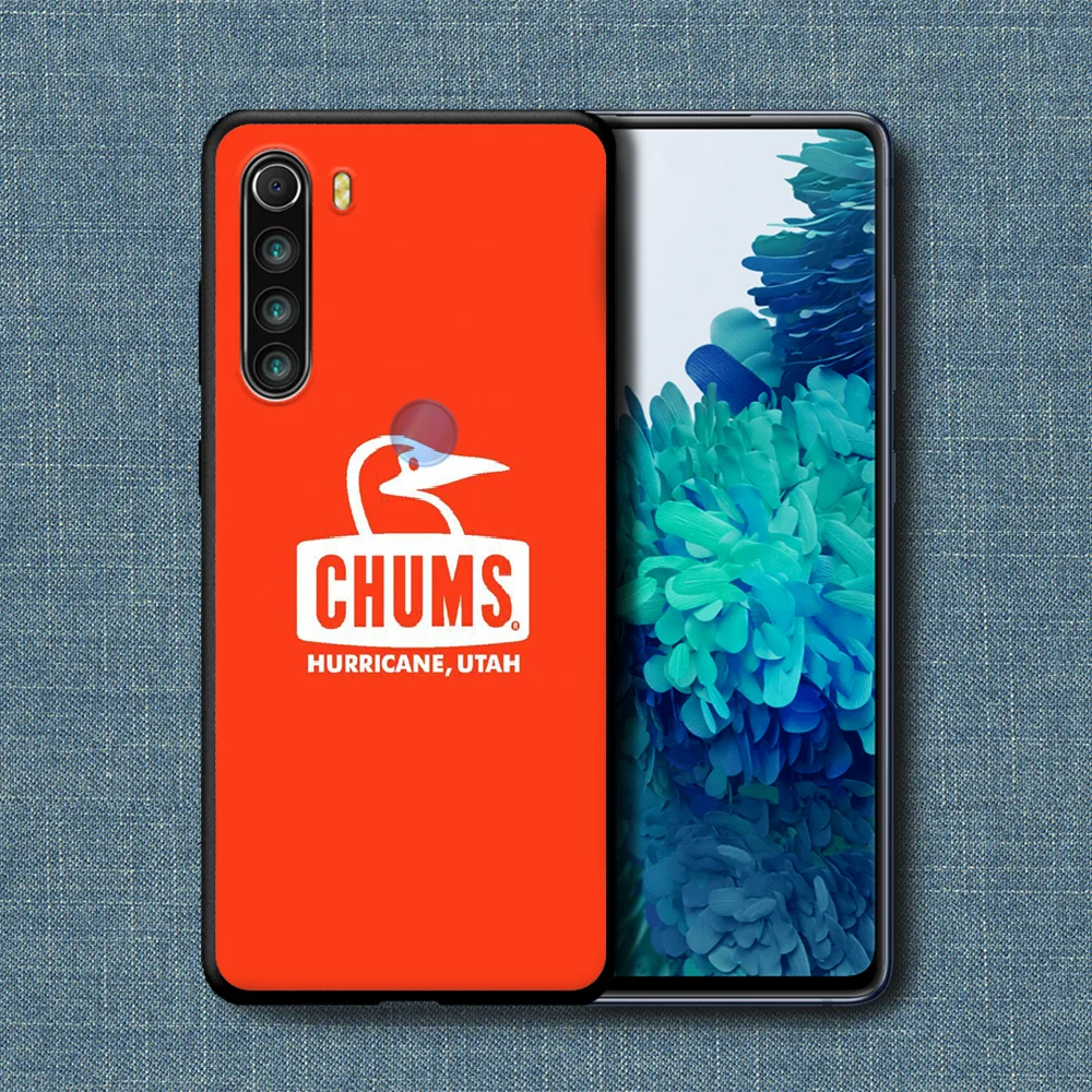 

CHUMS Fashion Trend Phone Case For Xiaomi Redmi Note 7 8 8T 9 9S 4X 7 7A 9A K30 Pro Ultra black Back Painting Etui Luxury Bumper