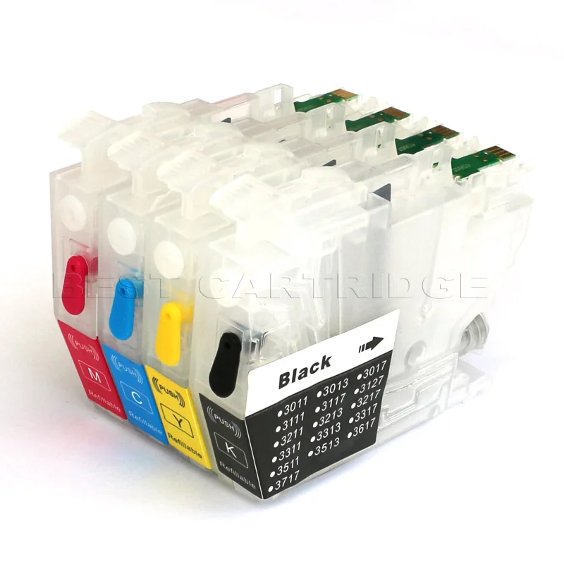 LC3311 LC3313 многоразового картридж для brother DCP-J772DW MFC-J491DW MFC-J890DW пустой с чипами |