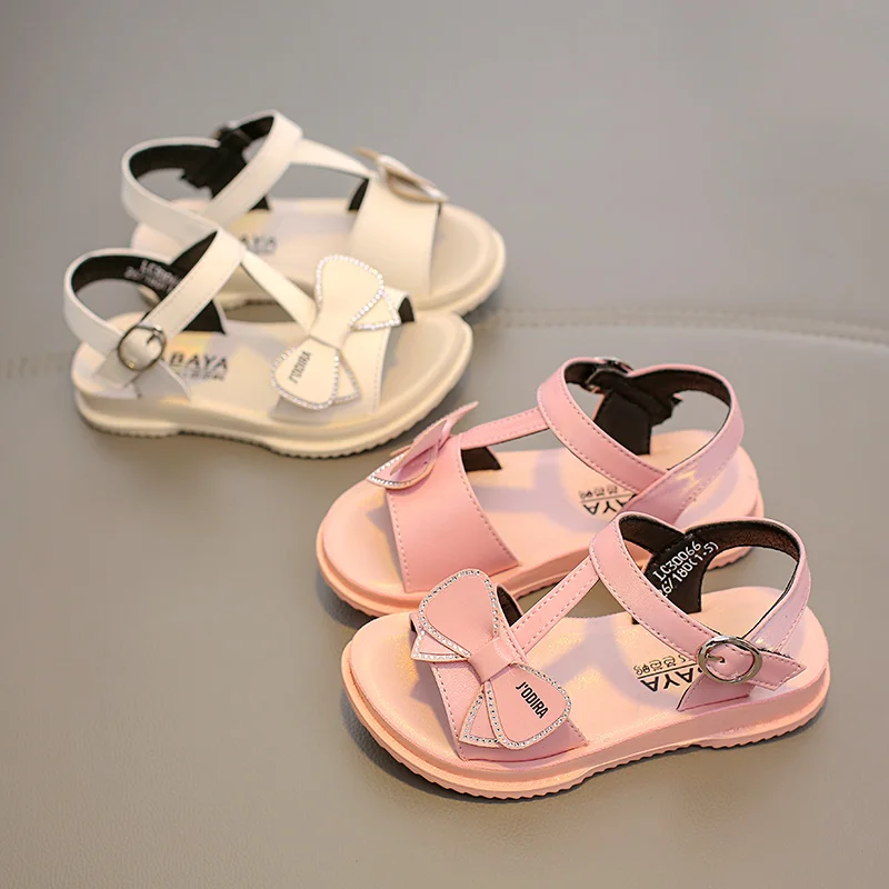 

Babaya brand Children Sandals Girls Breathable 2020 Summer New Big Kid Girls Shoes Princess Shoes Cute Bow Beach Shoes