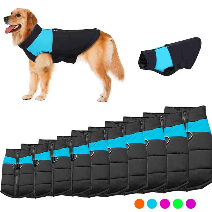 Щенок жилет куртка Водонепроницаемый собака породы чихуахуа утолщенные Кофты