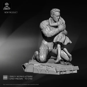 75 мм статуэтка в виде Наборы Смола Солдат самодельный TD-2192