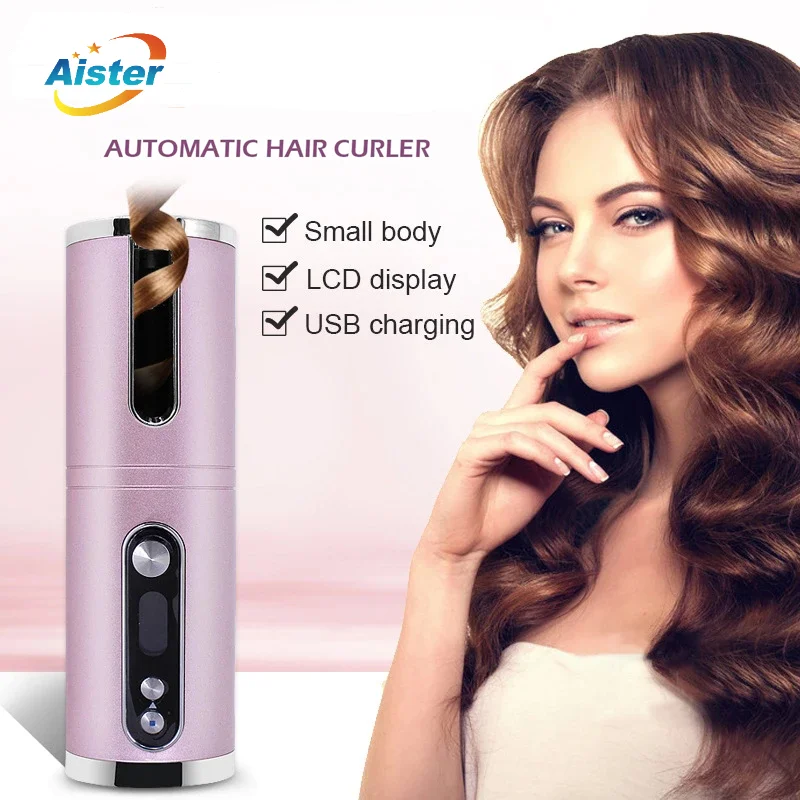 

Щипцы для завивки волос с керамическим ЖК-дисплеем и зарядкой от USB