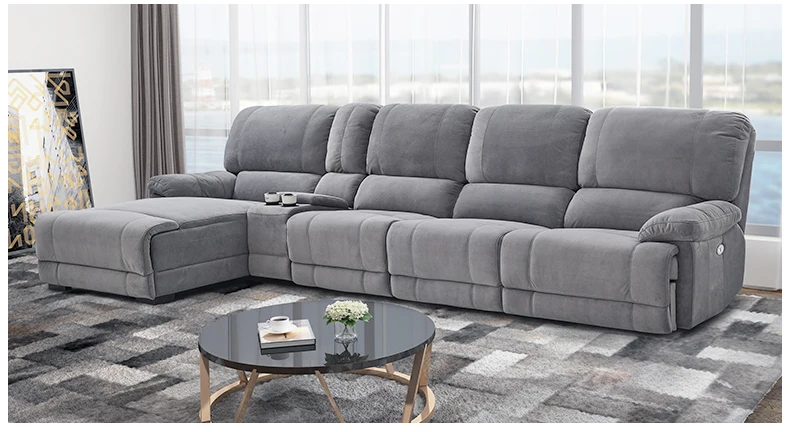 

fabric sectional sofa electric recliner Living Room Sofa set furniture alon couch puff asiento muebles de sala canape sofa cama