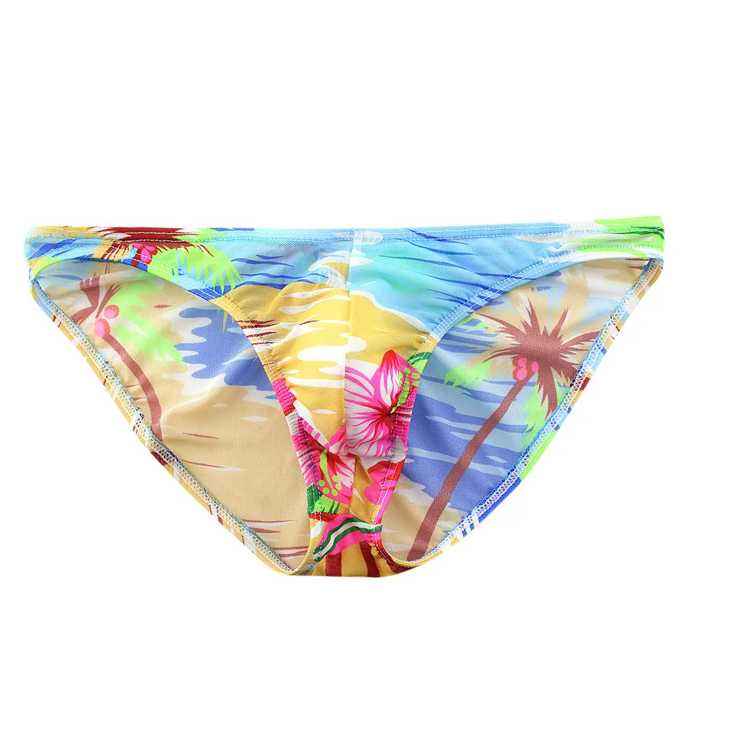 Трусы JAYCOSIN Мужские дышащие пикантное нижнее белье с принтом дерева натуральные