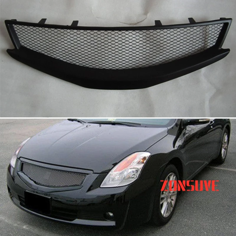 Насадка на решетку радиатора для Nissan Altima Coupe 2008 2009 года из углеродного