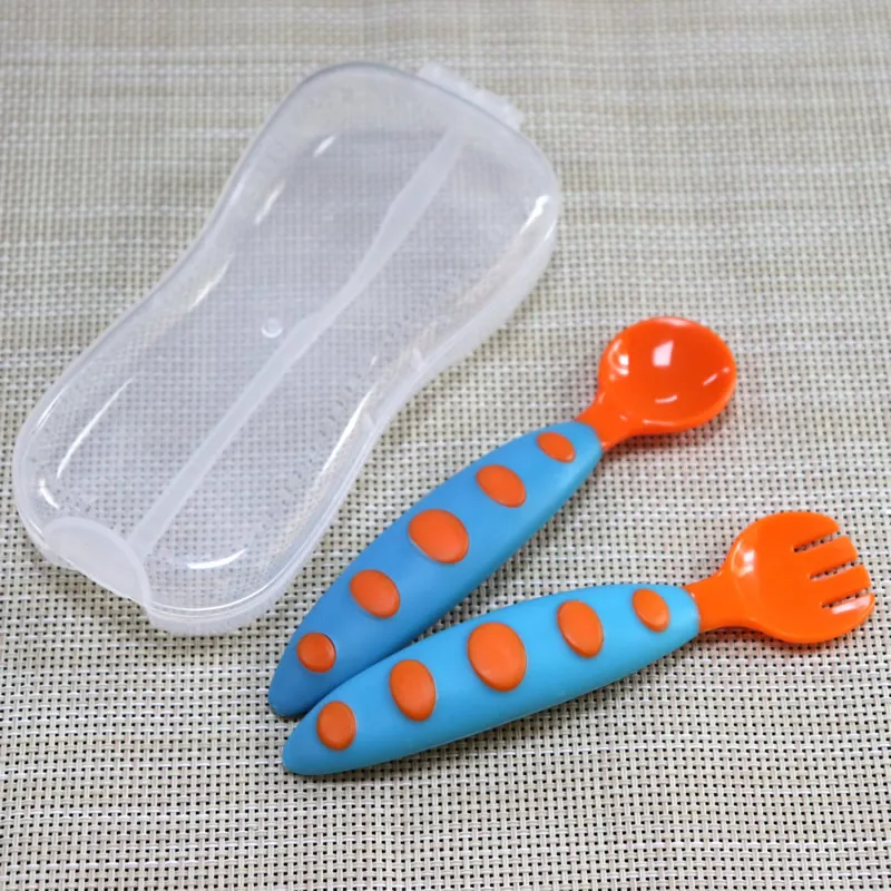 2 шт. детские пластиковые ложки и вилки из ТПЭ|fork set|dinnerware setchildren tableware set |