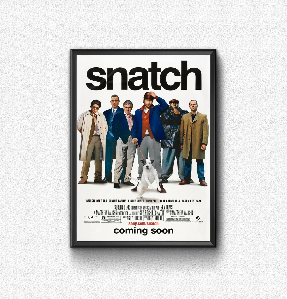 

2000 Snatch - Movie Film Poster Canvas Print Home Vintage Wall Painting Decoration (No Frame)