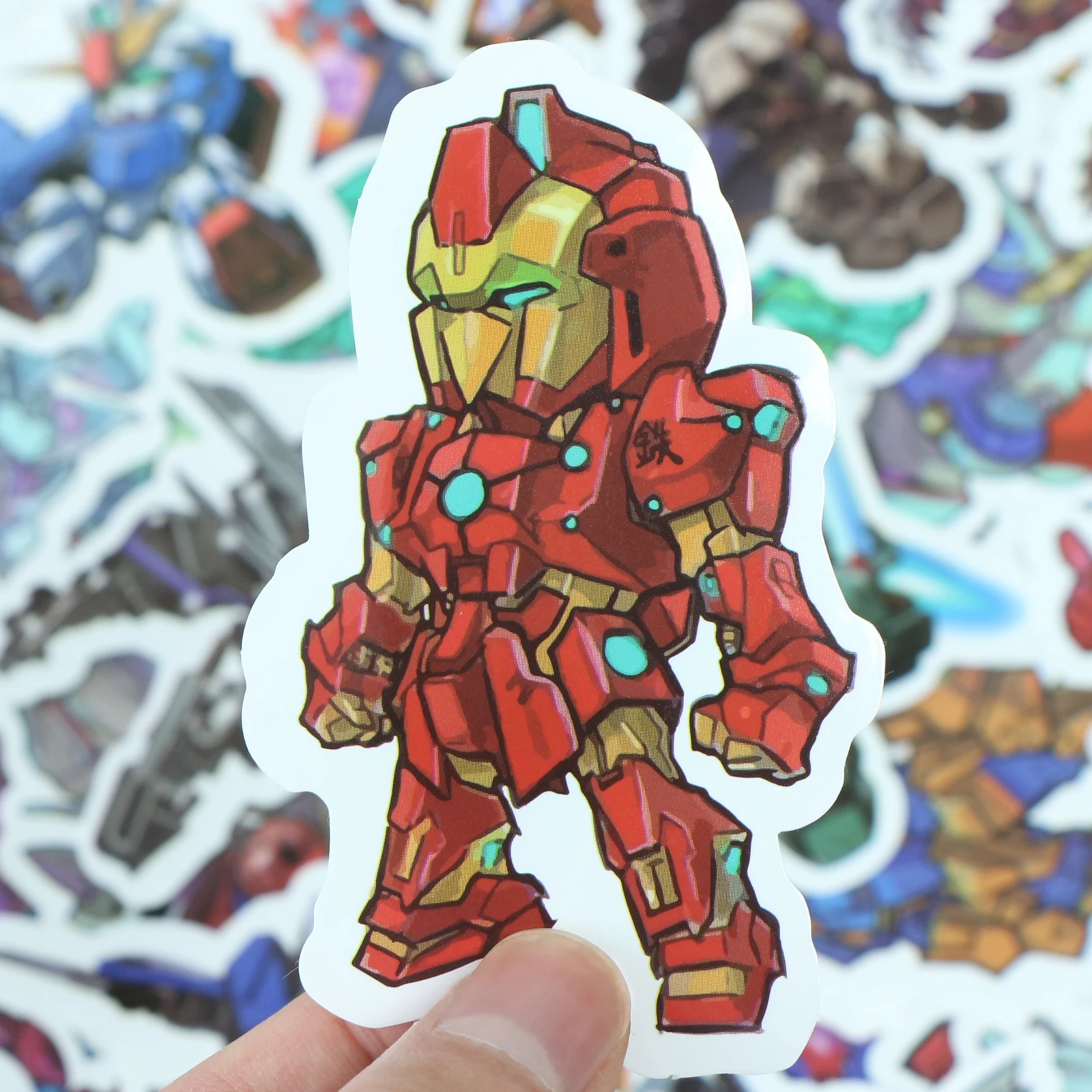 Наклейки JDM 52 шт./лот супергерои наклейки для косплея бутылки с водой автомобиля