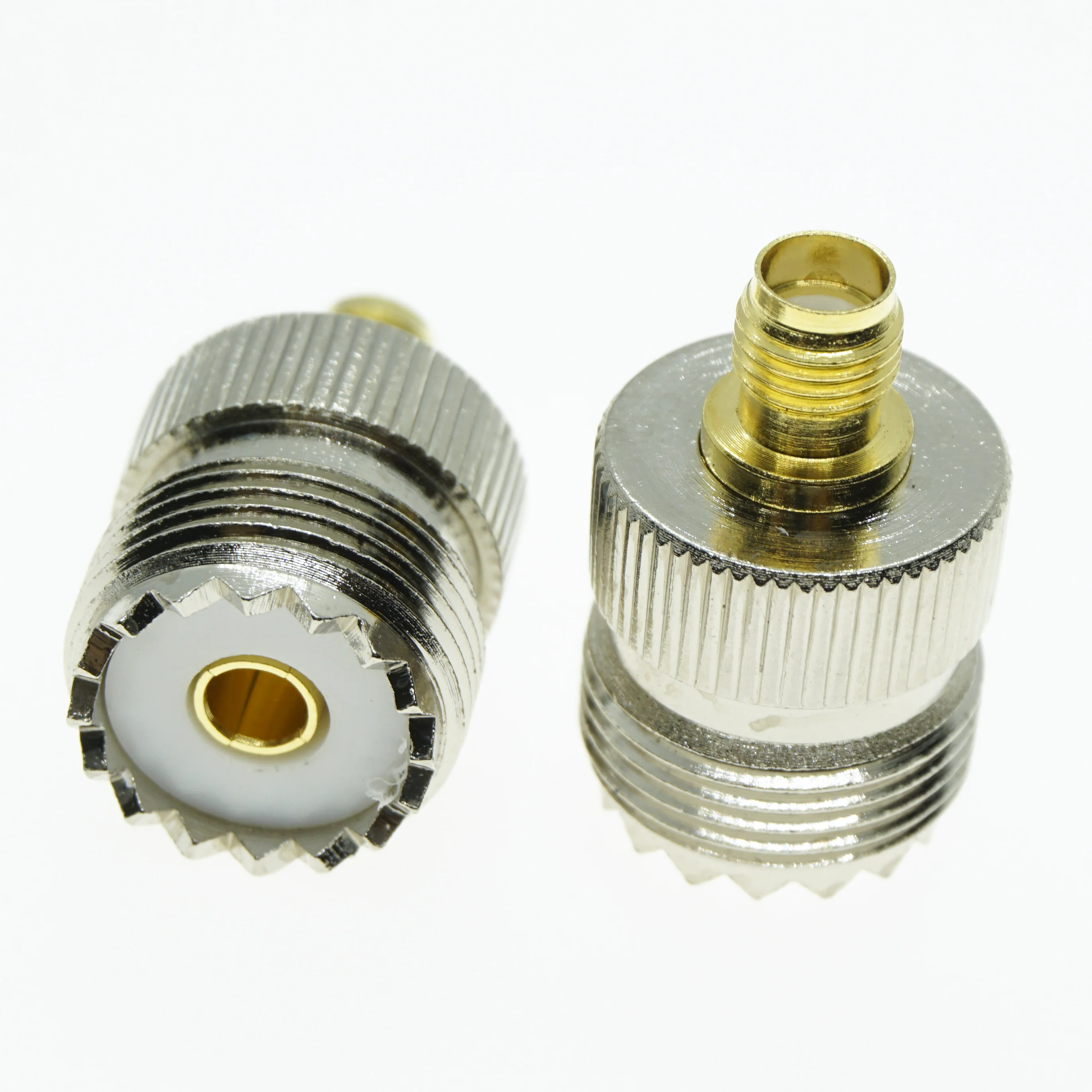 Коаксиальный переходник UHF PL259 SO239 коаксиальный разъем гнездовой SMA Латунный