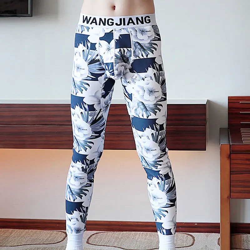 

Winter Warm thick Men Long Johns Printed Thermal Underwear Men Thermo Underwear Long Johns Men Thermal Pants