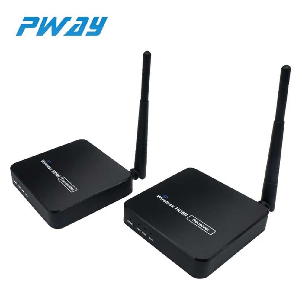 

Беспроводной видеопередатчик и приемник HDMI с поддержкой ИК-удлинителя Wi-Fi 50 м с 20-60 кГц (передатчик + приемник)